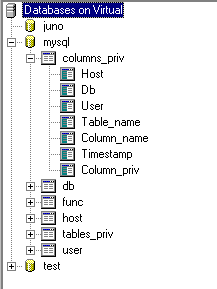 Struktura databáze